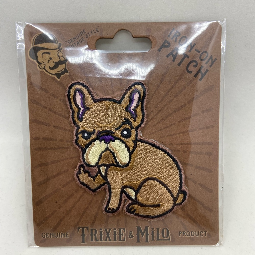 Sassy Frenchie Iron On Patch By Trixie And Milo